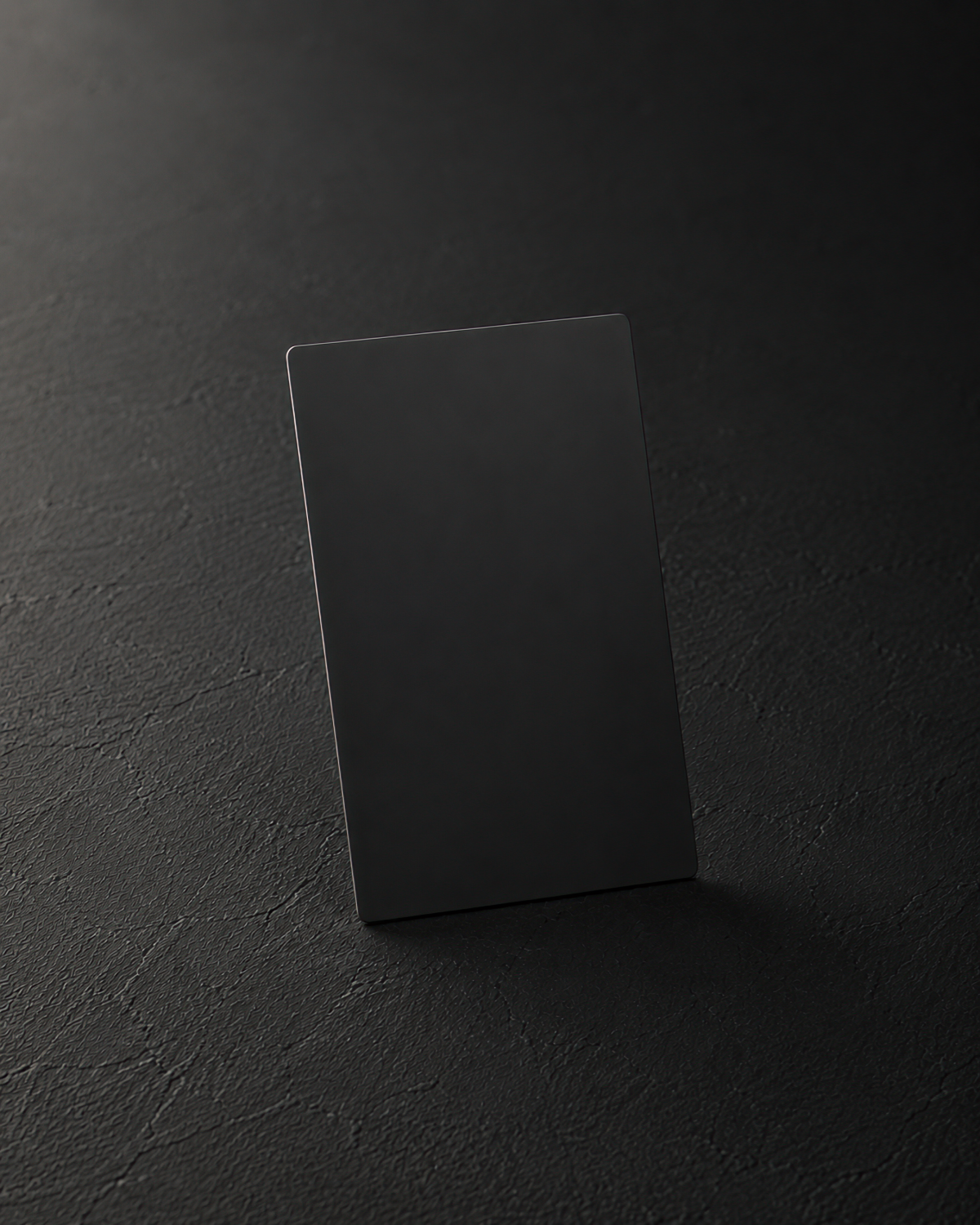 AETERNA matte black aluminum card